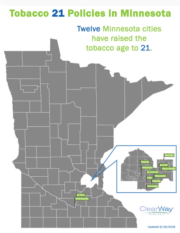 MN Tobacco Policies Map